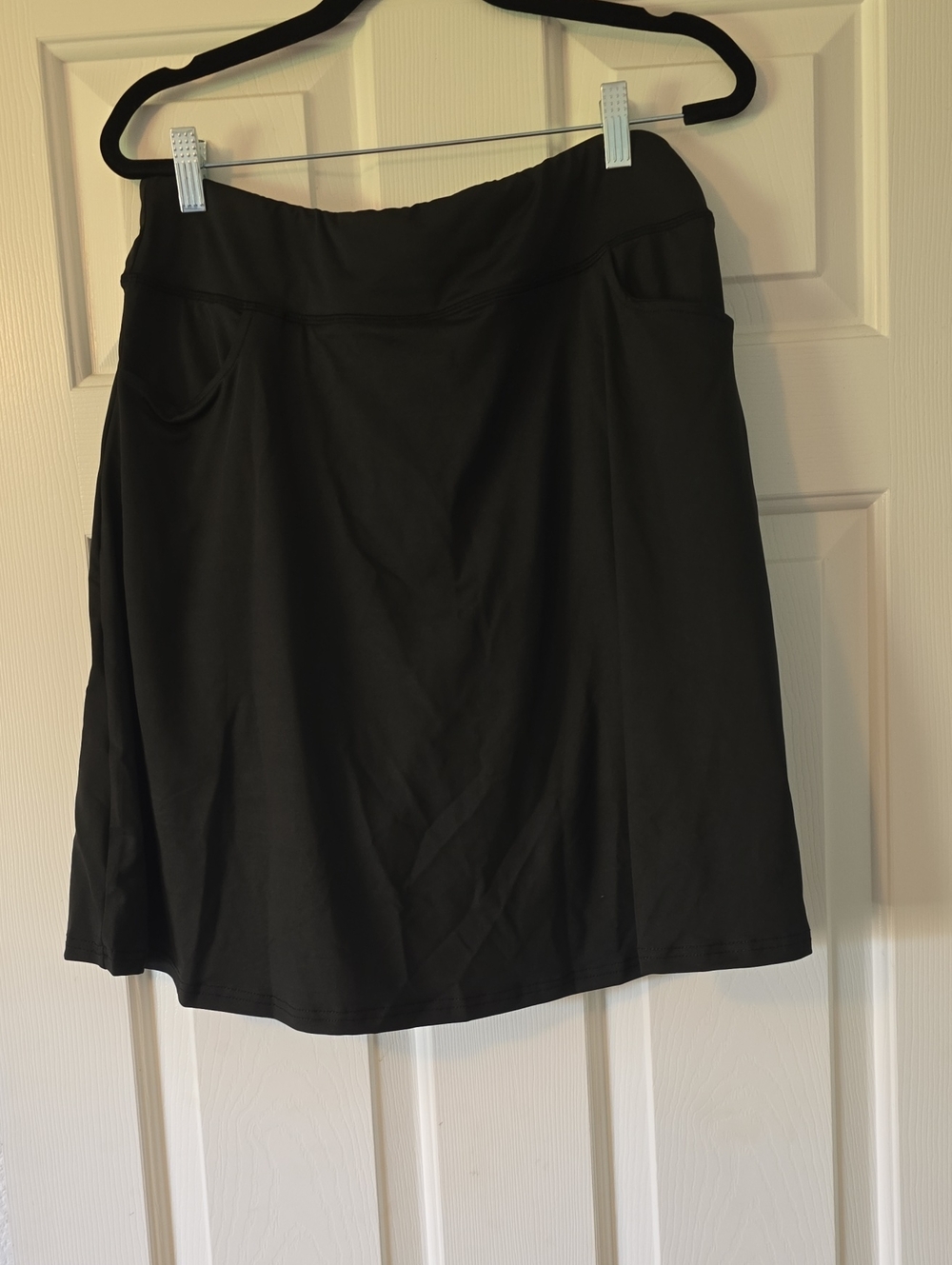Women's Black A-Line Skort Sz Lg Nwt